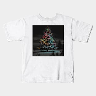 Living Life in Colour - Christmas Tree Kids T-Shirt